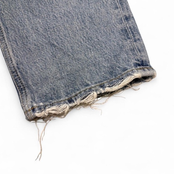 Agolde Distressed Straight Leg Jeans - Picture 3 of 8